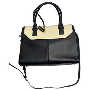 Madison West Black and White Work Tote